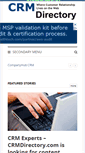 Mobile Screenshot of crmdirectory.com